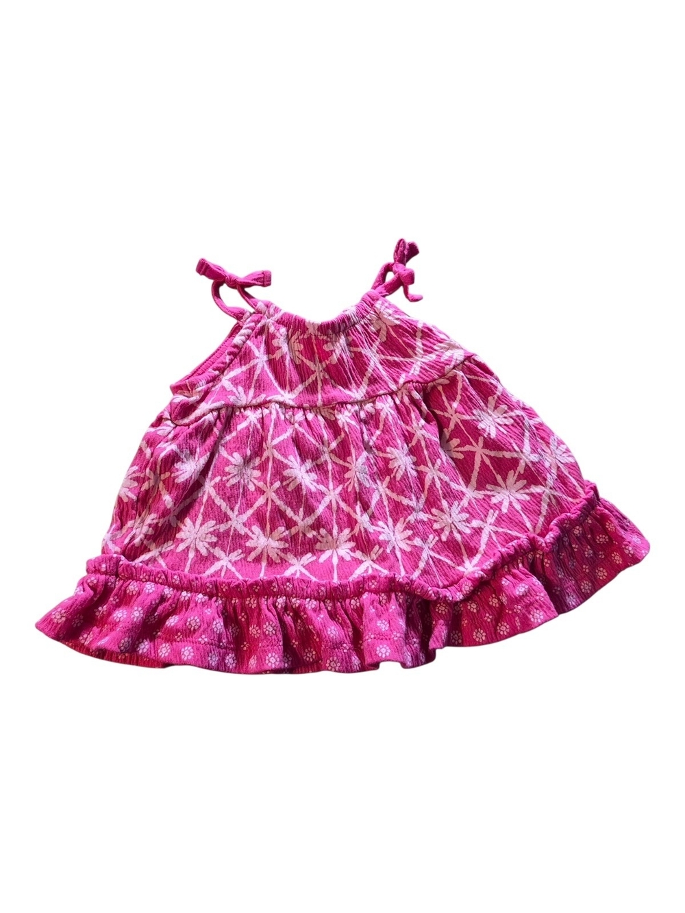 Carters Pink Floral Infant Sun Dress 3 Mos
